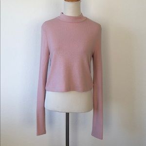Brass Plum Nordstroms Fuzzy Turtleneck Sweater